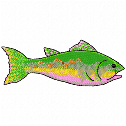 Fishes Embroidery Design 8 Fishes Embroidery Design 8